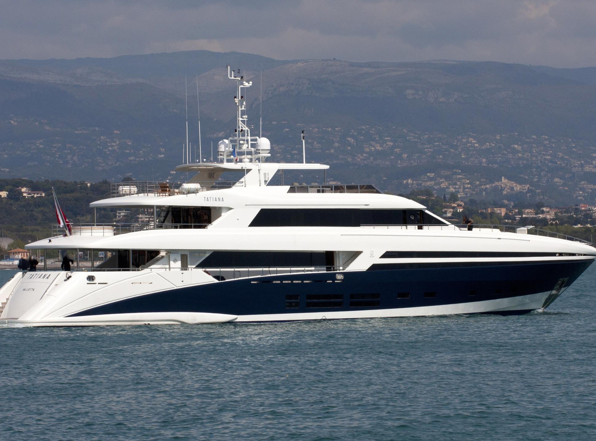 Espace de fitness sur Le Yacht Tatiana à Monaco