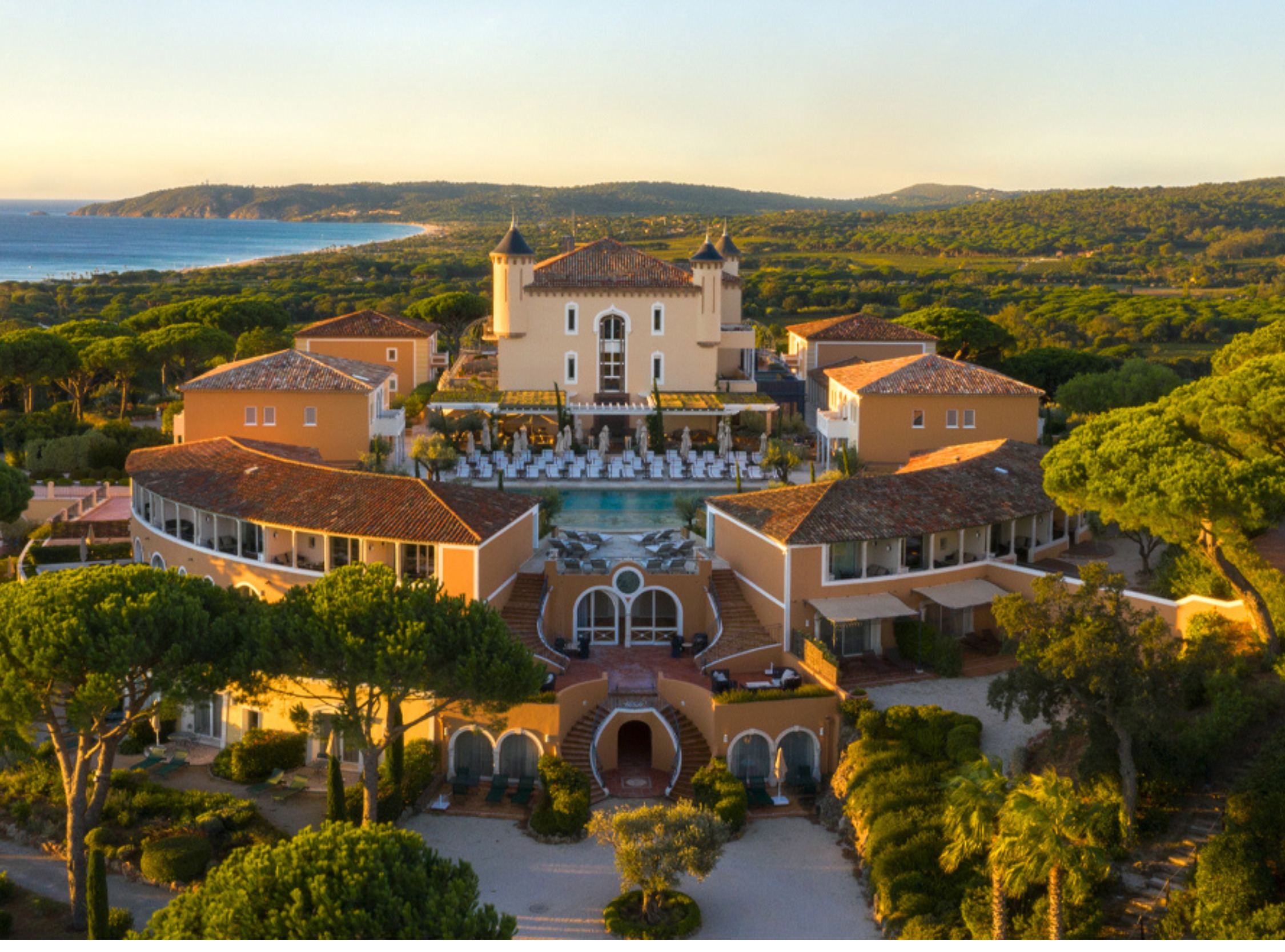 Espace de fitness au château de la Messardière à Saint tropez
